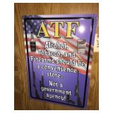ATF Metal Wall Sign - (Yep! A Fine Sign!)