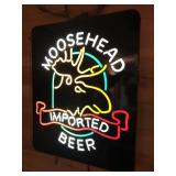 MOOSEHEAD - IMPORTED BEER LIGHT UP SIGN