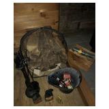 Rod Iron Wood Rack For Fireplace