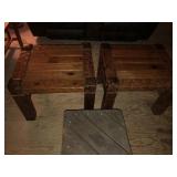 Two HD Pine End Tables