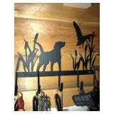 Metal Hall Rack - Dog Wishing He Could Fly?