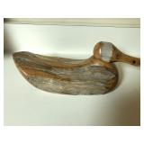 Carved Wooden Duck By Dave Hughes (2003)