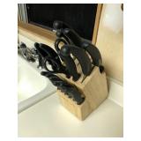 Set of Miricle Blade Knives with Scissors In