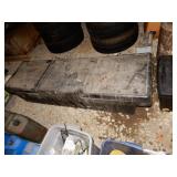 Plastic Truck Tool Box W/2 Lids (70" Wide)