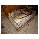 Approx. 60 Gallon Transfer Tank W/ Pump & Hose