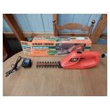 B & D 6" Detail Shrubber W/ Charging Cord