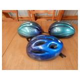 3 Bicycle Helmets