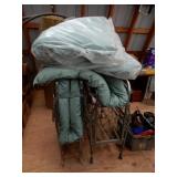 Two Folding Cots With Mattress