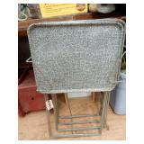 Set of 4 Metal TV Trays