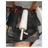 Pair GMC Truck Mats & Roll Plastic Pallet Wrap