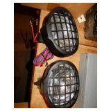 Pair of 12 Volt Headlights With Mount Bracket