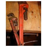 Pair of Ridgid Pipe Wrenches