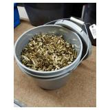 5 Gallon Bucket Of Brass Casings -90, 95 & 97
