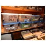 8 Containers of Assorted Brass