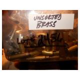 7 Containers of Assorted Brass