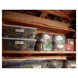 7 Containers Assorted Brass