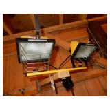 Electric Lights Mounted On Bar