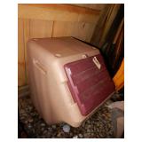 Small Plastic Storage Bin (Dog Food, Salt, Boots,