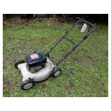White - Power Push Mower