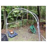 Small Garden Shed With Canvas & Covers