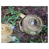 Roll of 3"-4" Fire Hose With Alum. Couplers