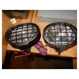 Pair of 12 Volt Headlights With Mount Bracket
