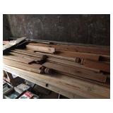2 Piles of Wood & Saw Horses