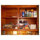 Contents of 3 Cabinets, Paint, Undercoating, Tape