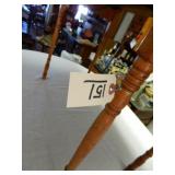 Nice Oak Folding Sewing Table