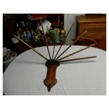 Vintage Wall Mount Fold Up Cloths Dryer