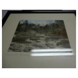 Oil Painting - Trees & Stream Plus Print