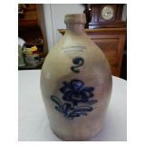 "John Burger" Rochester, NY Nice 2 Gallon Jug