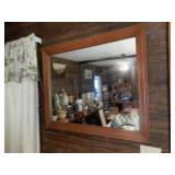 Wall Mirror With Wooden Frame - The Mirror