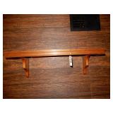Nice Wooden Wall Shelf - Approx. 24" Wide