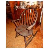 Windsor Style Wooden Rocker
