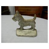 Scottie Dog Metal Book End