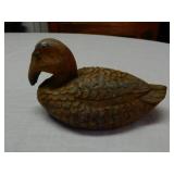 Small Metal Duck Paperweight - Approx. 6" Long