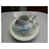 Semi Porcelain - Pitcher & Bowl Set