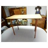 Nice Oak Folding Sewing Table