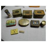 Lot- Asst. Tins, Cigar Boxes