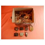 Lot- Vintage Locks, Latches, Glall Knobs, ETC