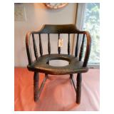 Vintage Painted Potty Chair