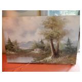 Oil Painting on Canvas, L. Scott