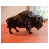 Vintage Cast Iron Bull Bank