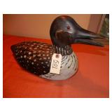 18" Duck (Loon) - Carved Wooden Duck By: