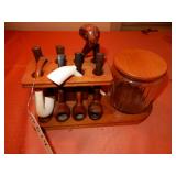 Pipe Rack With Pipes & Humidor