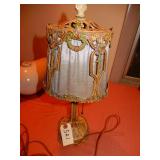Very Fancy Cast Iron Victorian Table Lamp With