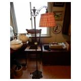 Ornate Early Metal Floor Lamp