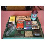 Tray w/ Early Tns, Train Candy Dish, Etc.