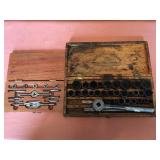 Early Ratchet Socket Wrench Set, Tap & Die Set